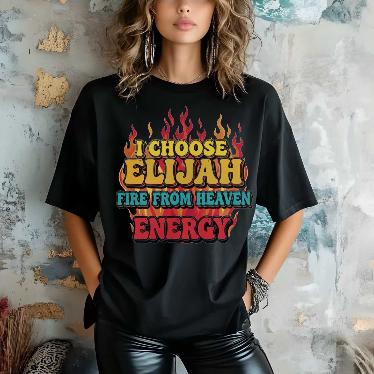 Elijah Fire From Heaven Energy Unisex Shirt