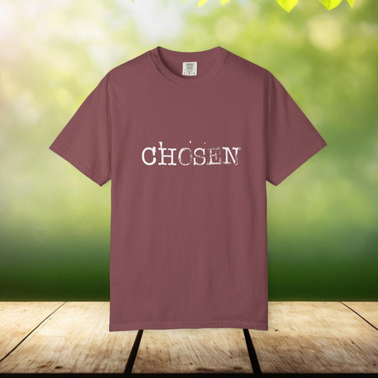 Christian Chosen Unisex T-shirt, Faith Tee, Religious Shirt, Bible Verse Top, Christian Apparel, Christian Gift, Religious Clothing