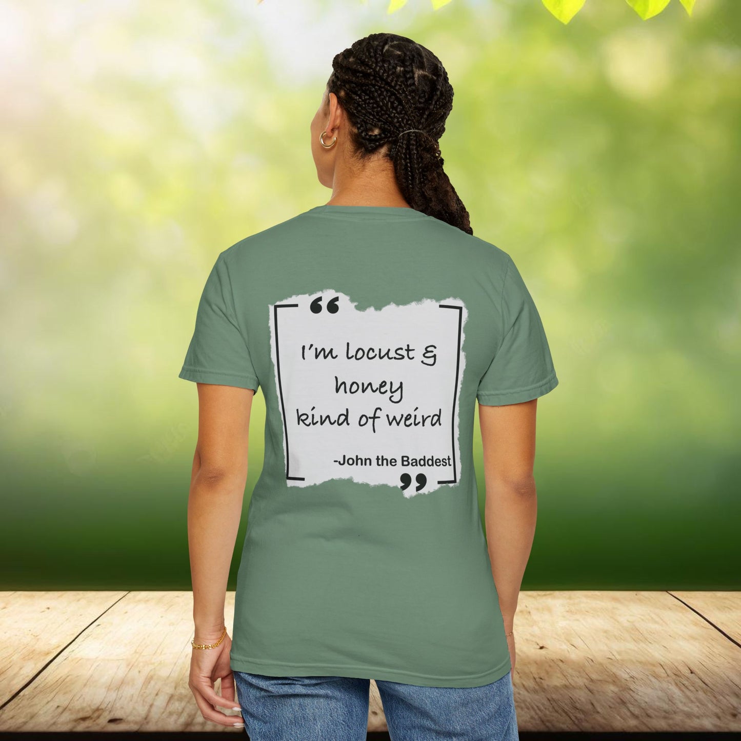 Mark 1:3 Voice in the Wilderness Christian T-shirt, Comfort Colors Tee, John the Baptist
