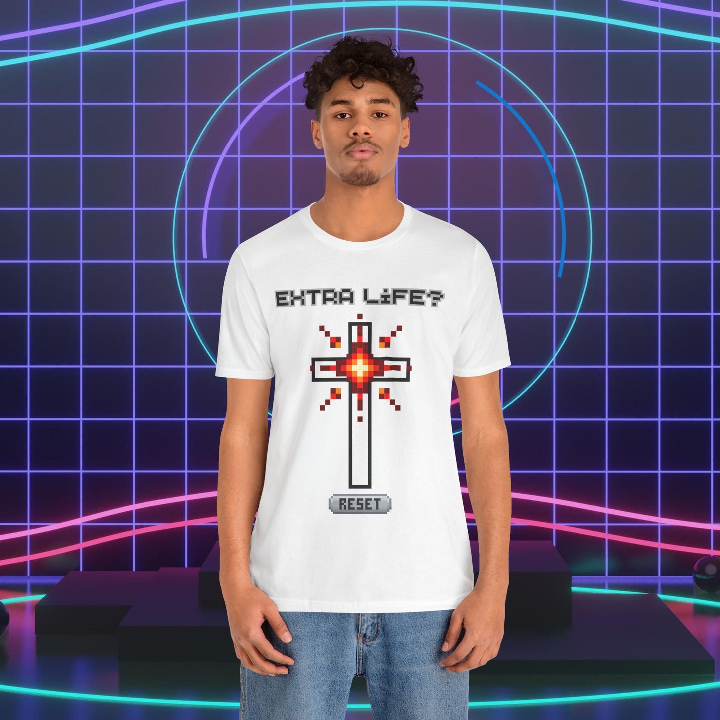 Unisex Jersey Short Sleeve Tee Christian Gaming