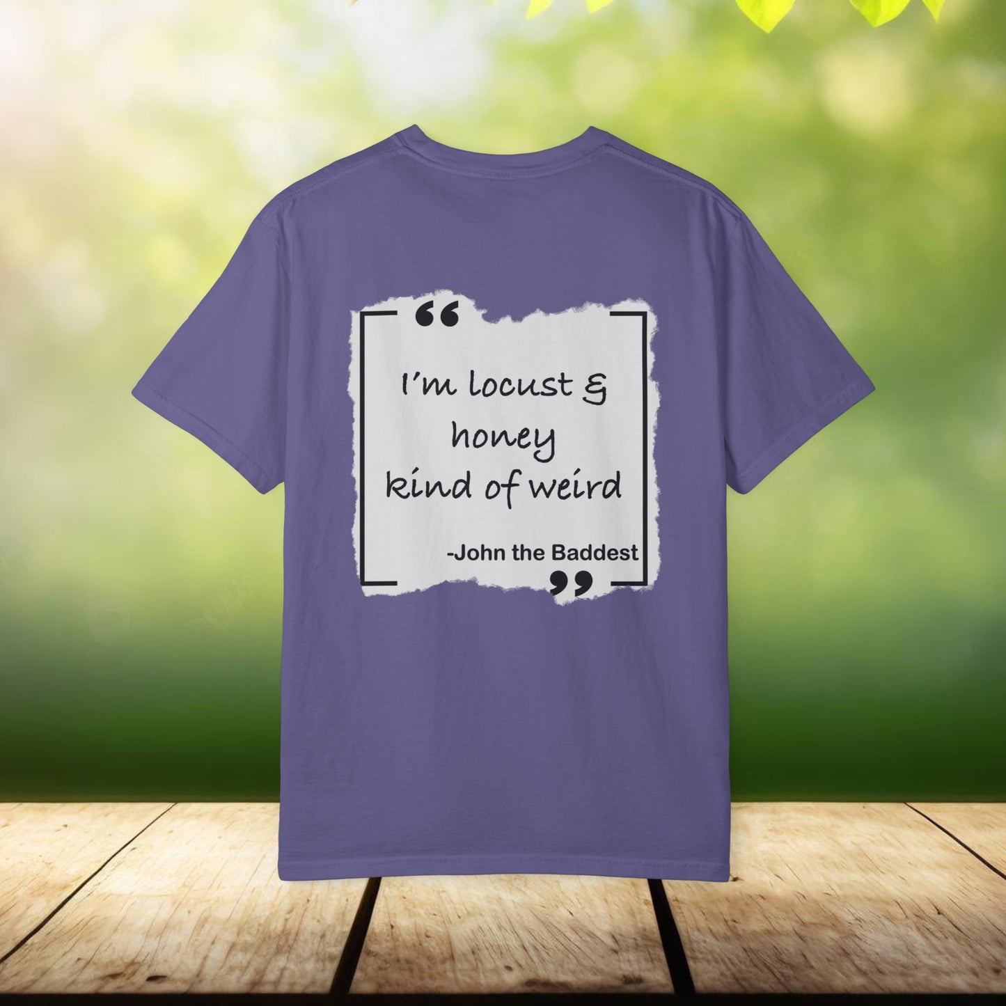 Mark 1:3 Voice in the Wilderness Christian T-shirt, Comfort Colors Tee, John the Baptist