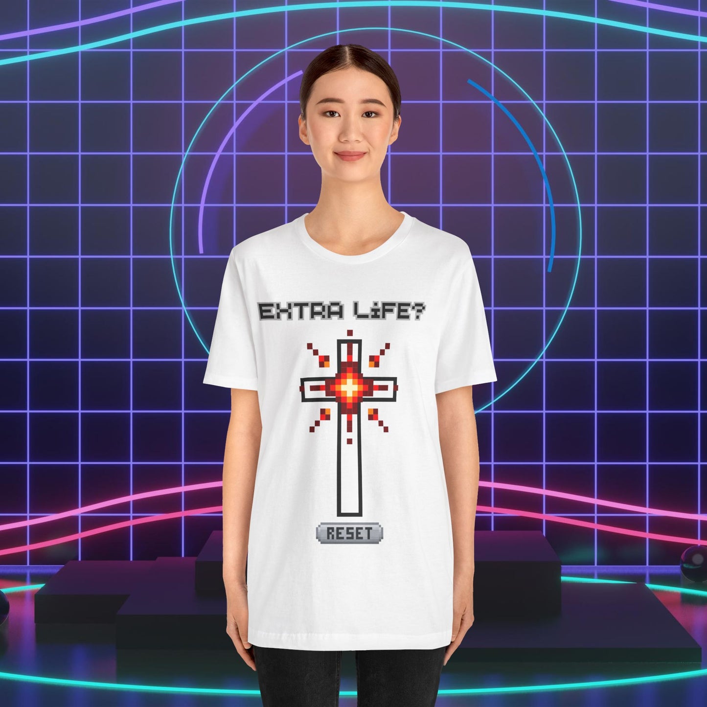 Unisex Jersey Short Sleeve Tee Christian Gaming