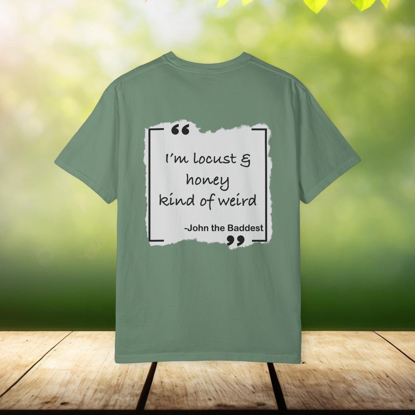 Mark 1:3 Voice in the Wilderness Christian T-shirt, Comfort Colors Tee, John the Baptist